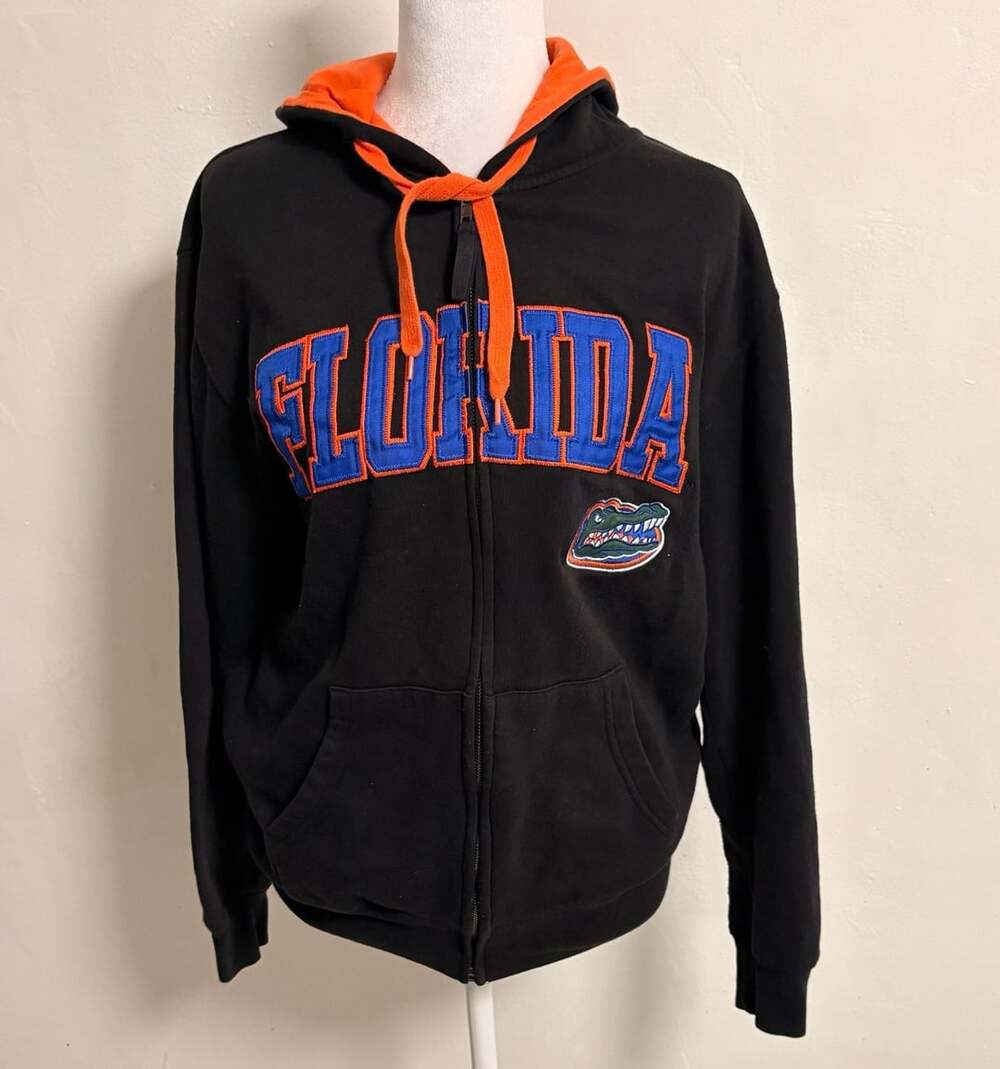 Stadium Athletics Florida Gators Full Zip Hoodie Black Size S Collegiate Blokeco